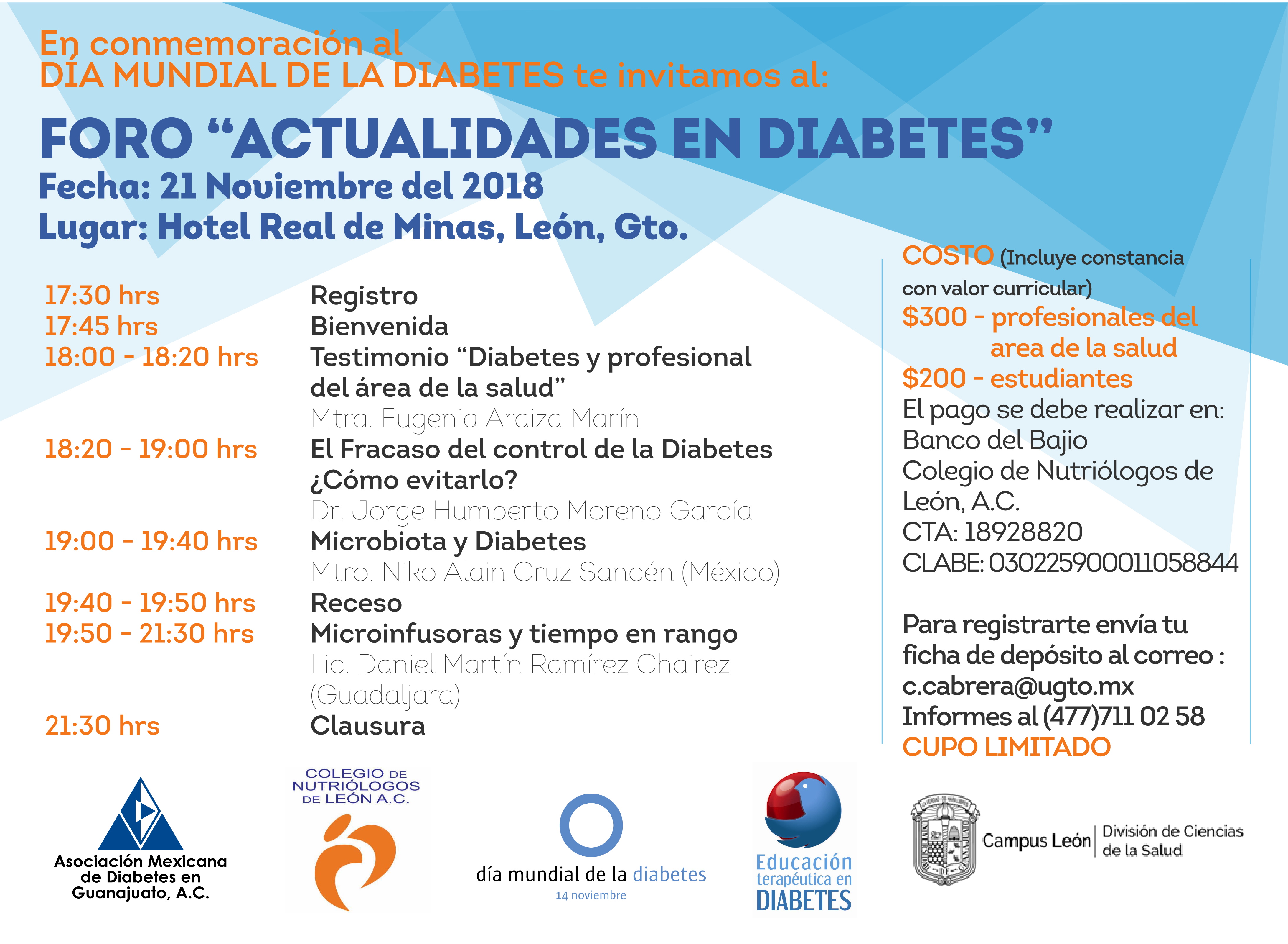 Foro Actualidades en Diabetes 2018