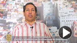 Dr. Benjamín Valdivia, escritor y académico de la Universidad de Guanajuato