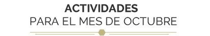 actividades octubre