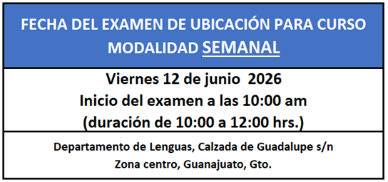 ingles semanal