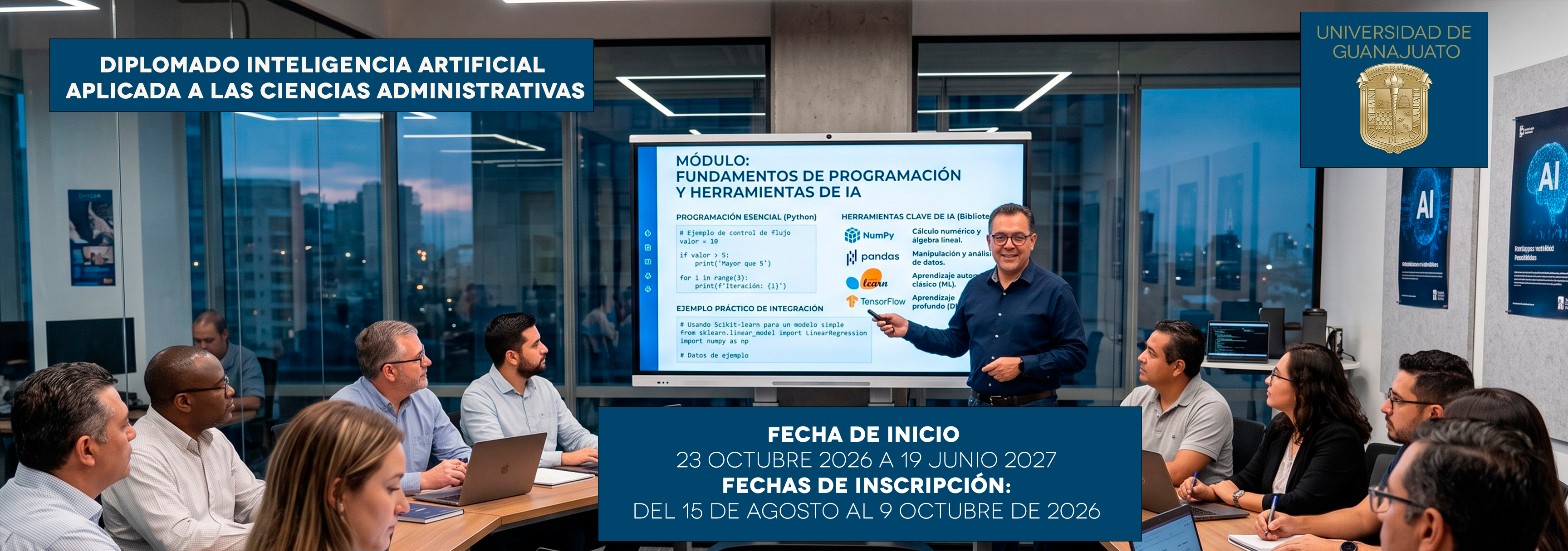 Diplomado Inteligencia Artificial Aplicada a las Ciencias Administrativas