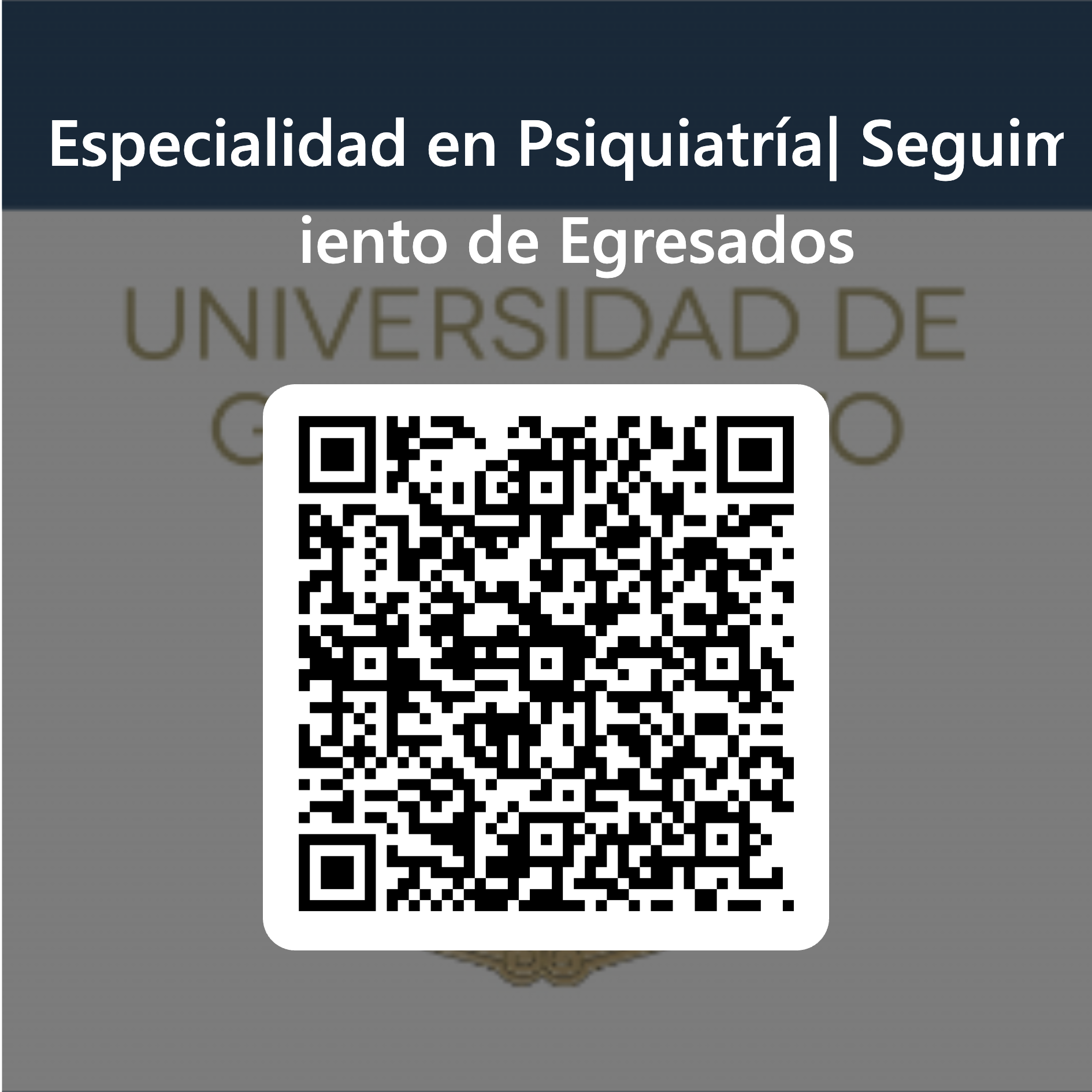 36 Cdigo QR para Especialidad en Psiquiatra Seguimiento de Egresados