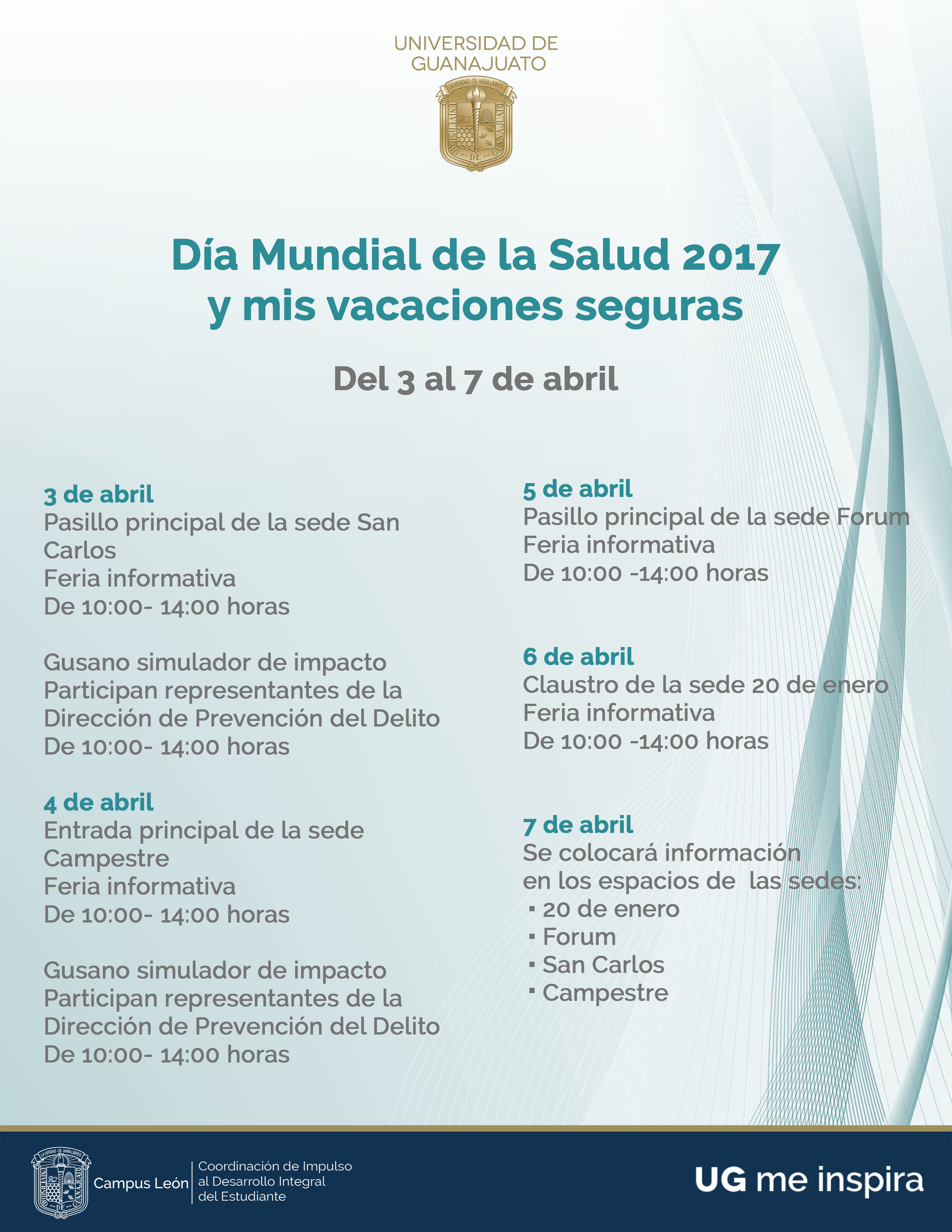 Día Mundial de la Salud 2017 y mis vacaciones seguras