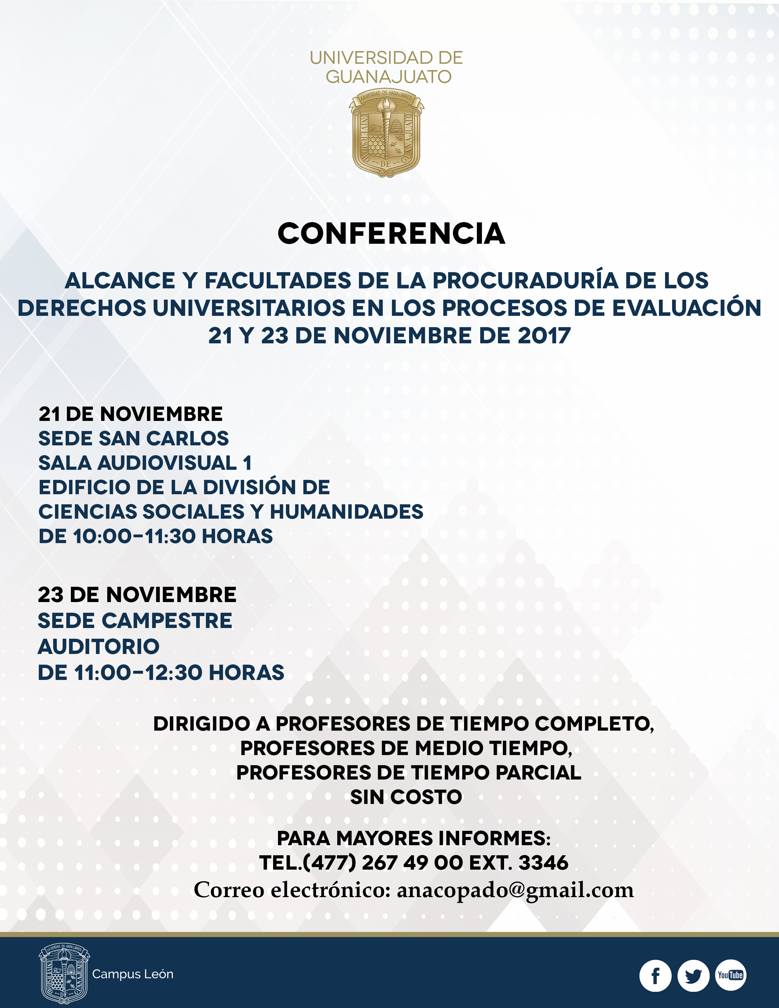 Info web conferencias academicos