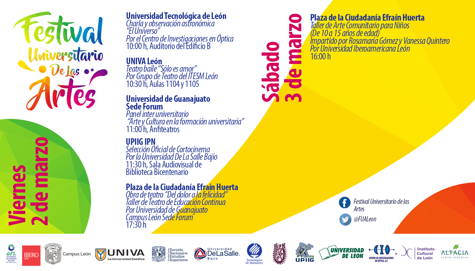 Postal redes viernes y sabado