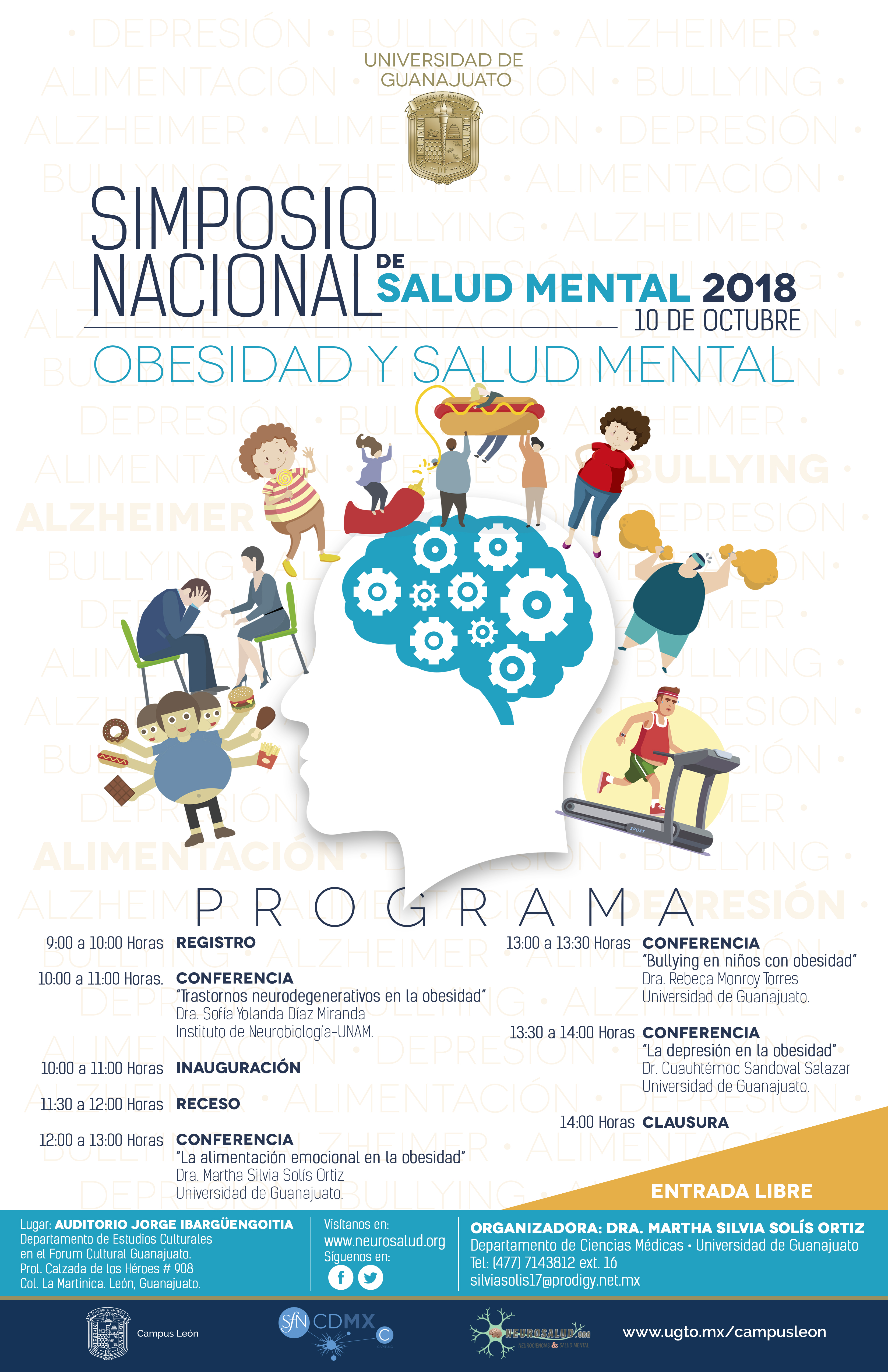 cartel salud mental y obesidad