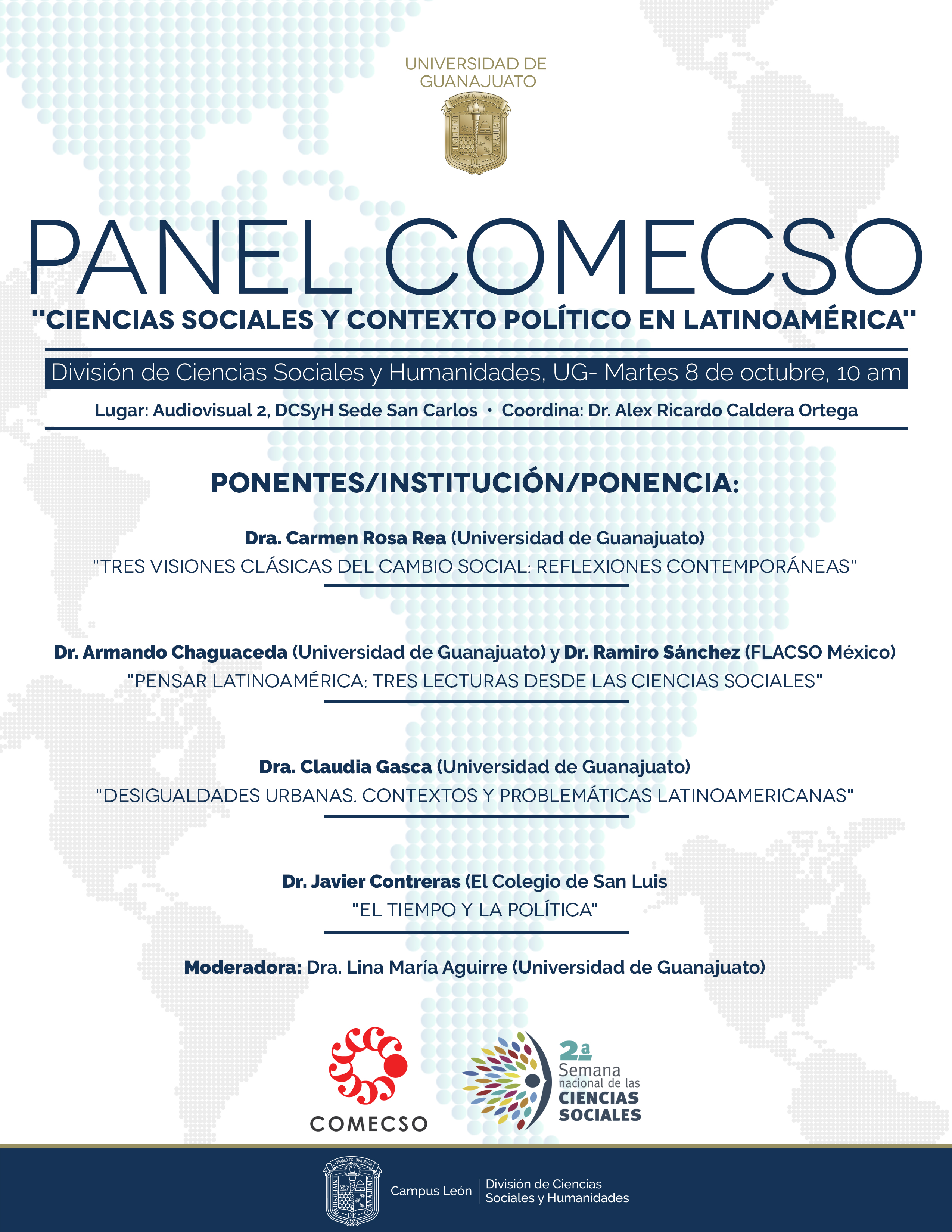 panel comecso