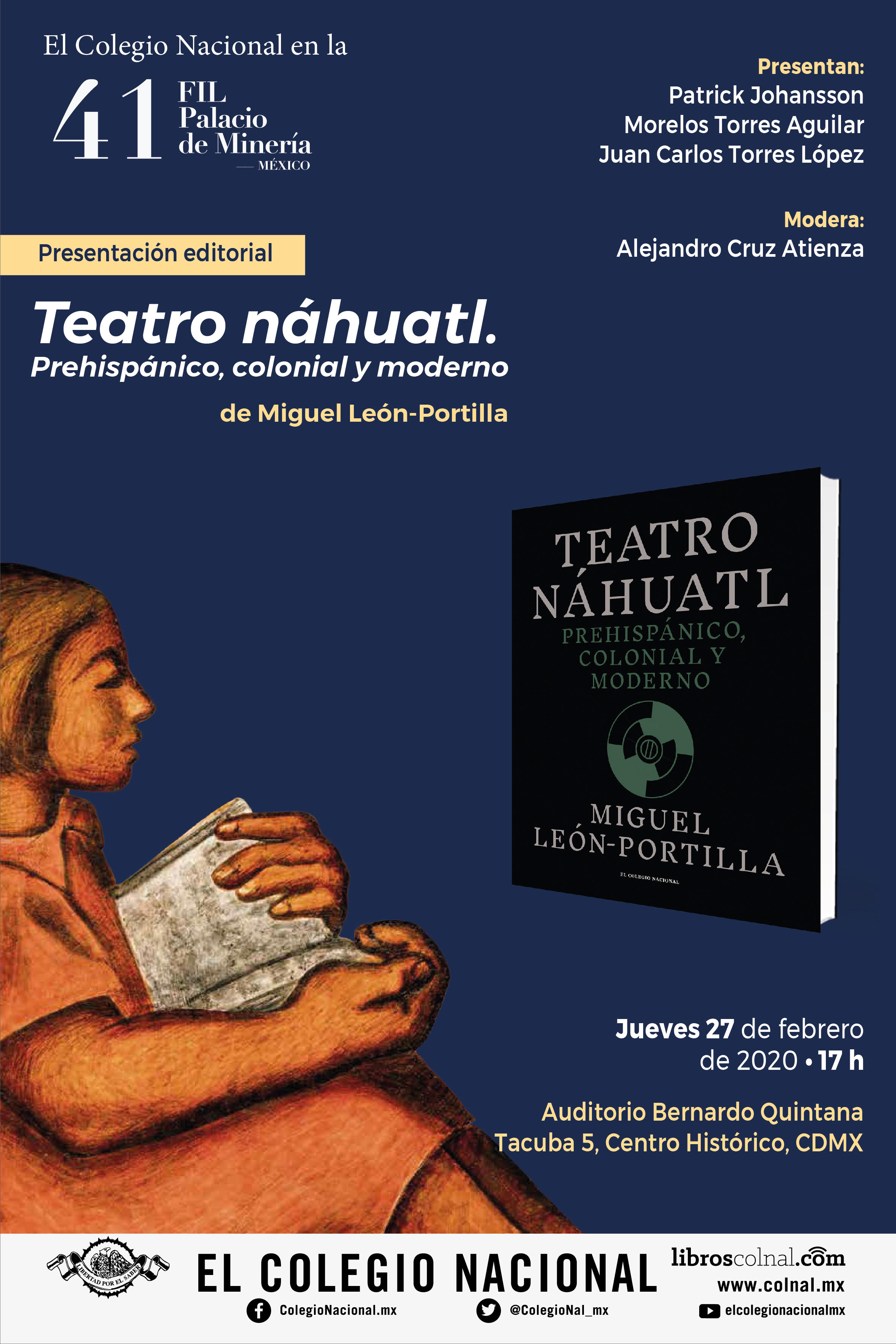 Presentación libro Teatro náhuatl MLP