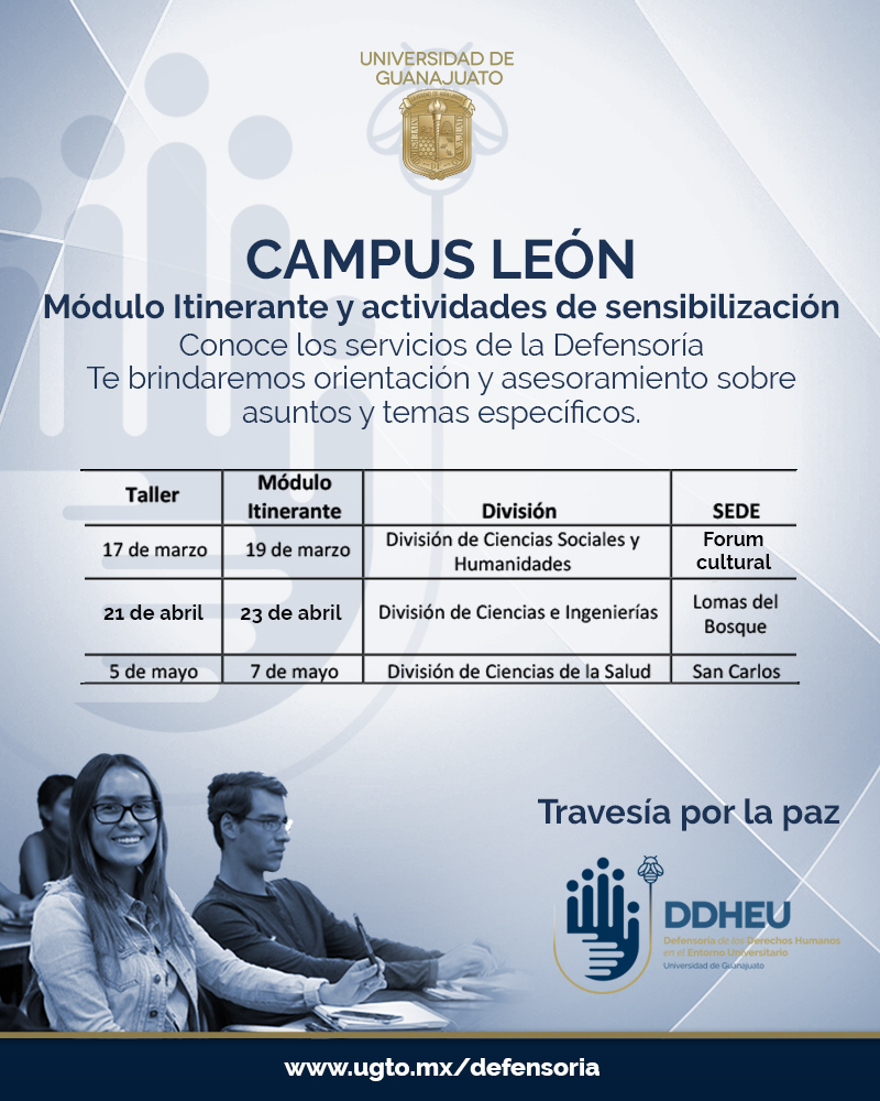 REDES MÓDULO Y TALLERES DDHEU CAMPUS LEÓN
