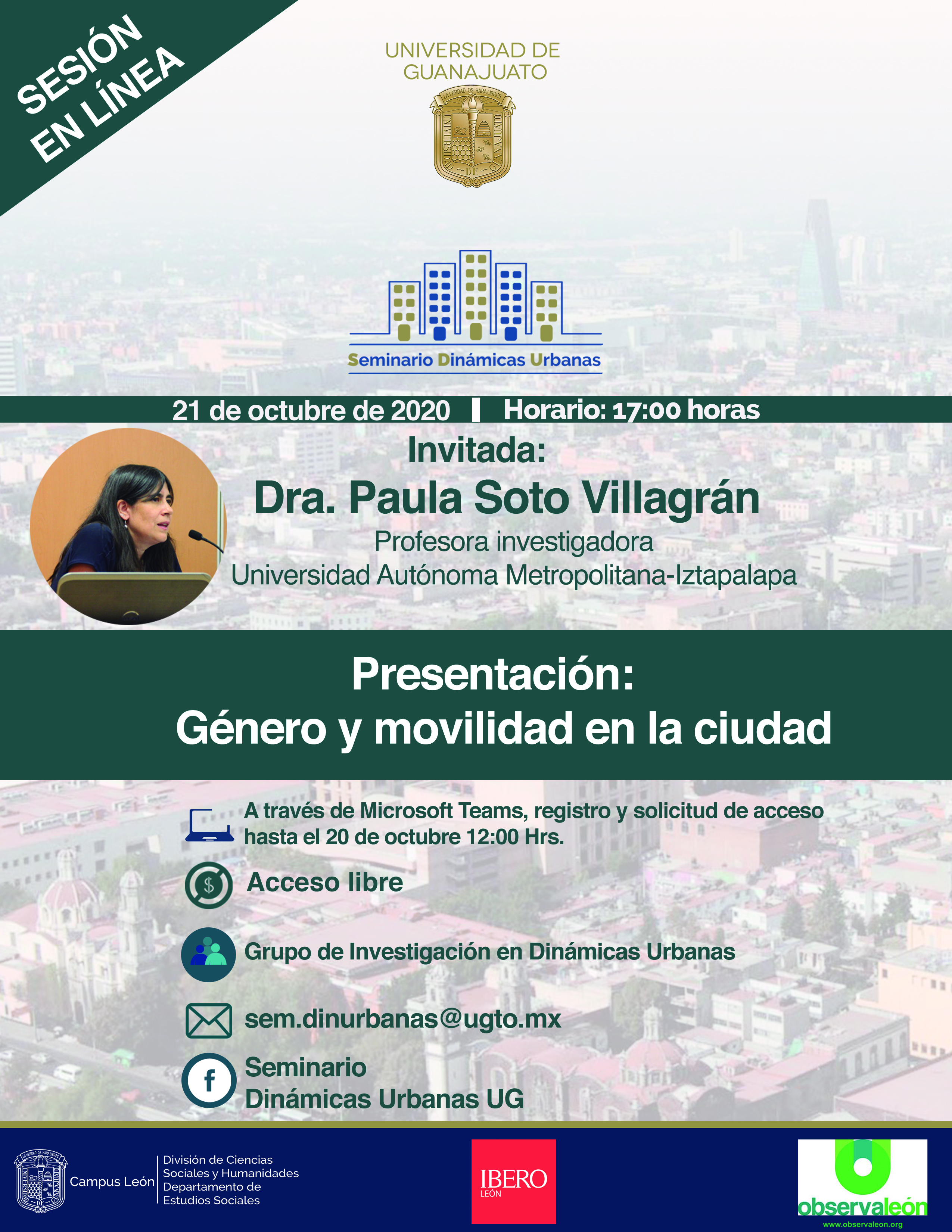 Dinámicas.Octubre.Póster