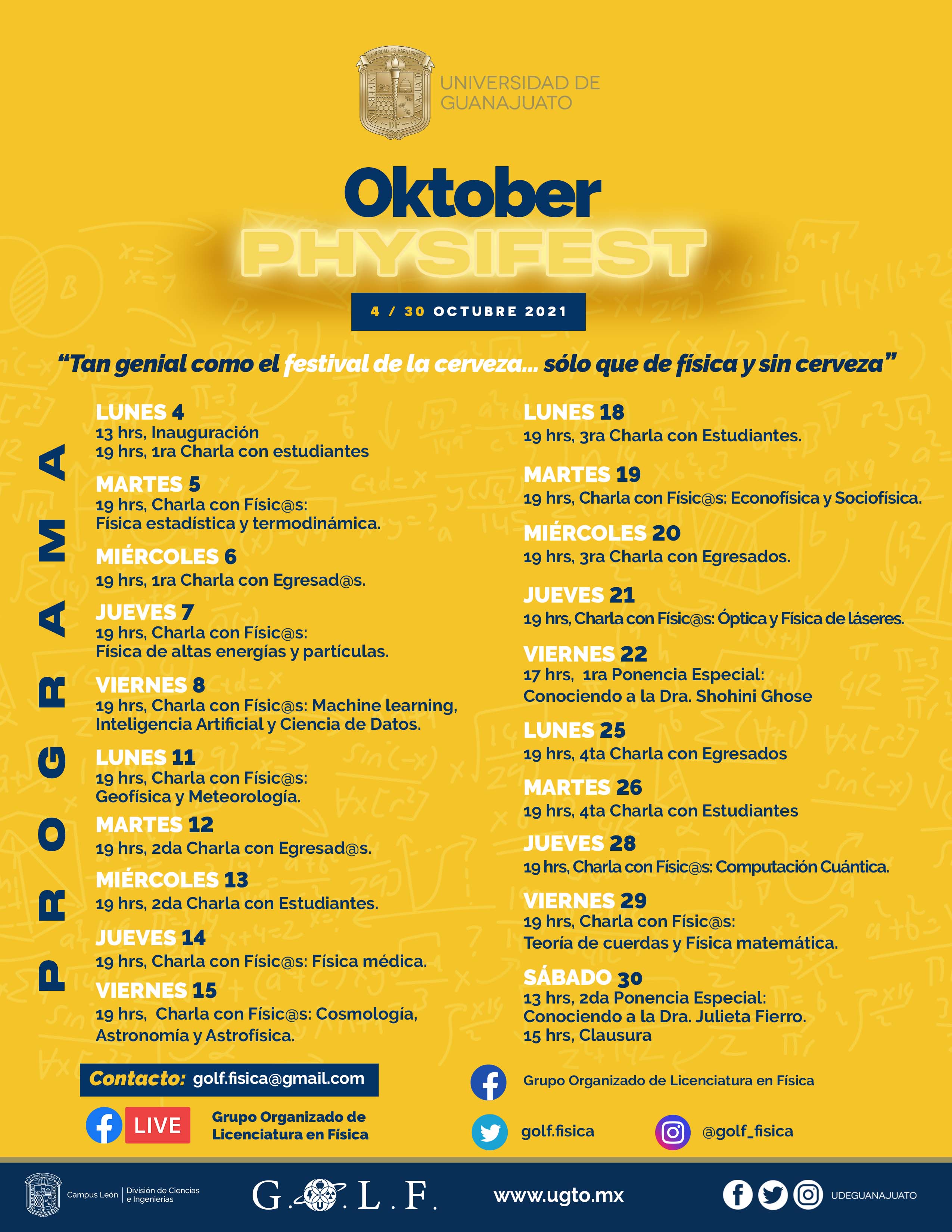 post oktoberphysifest programa 811