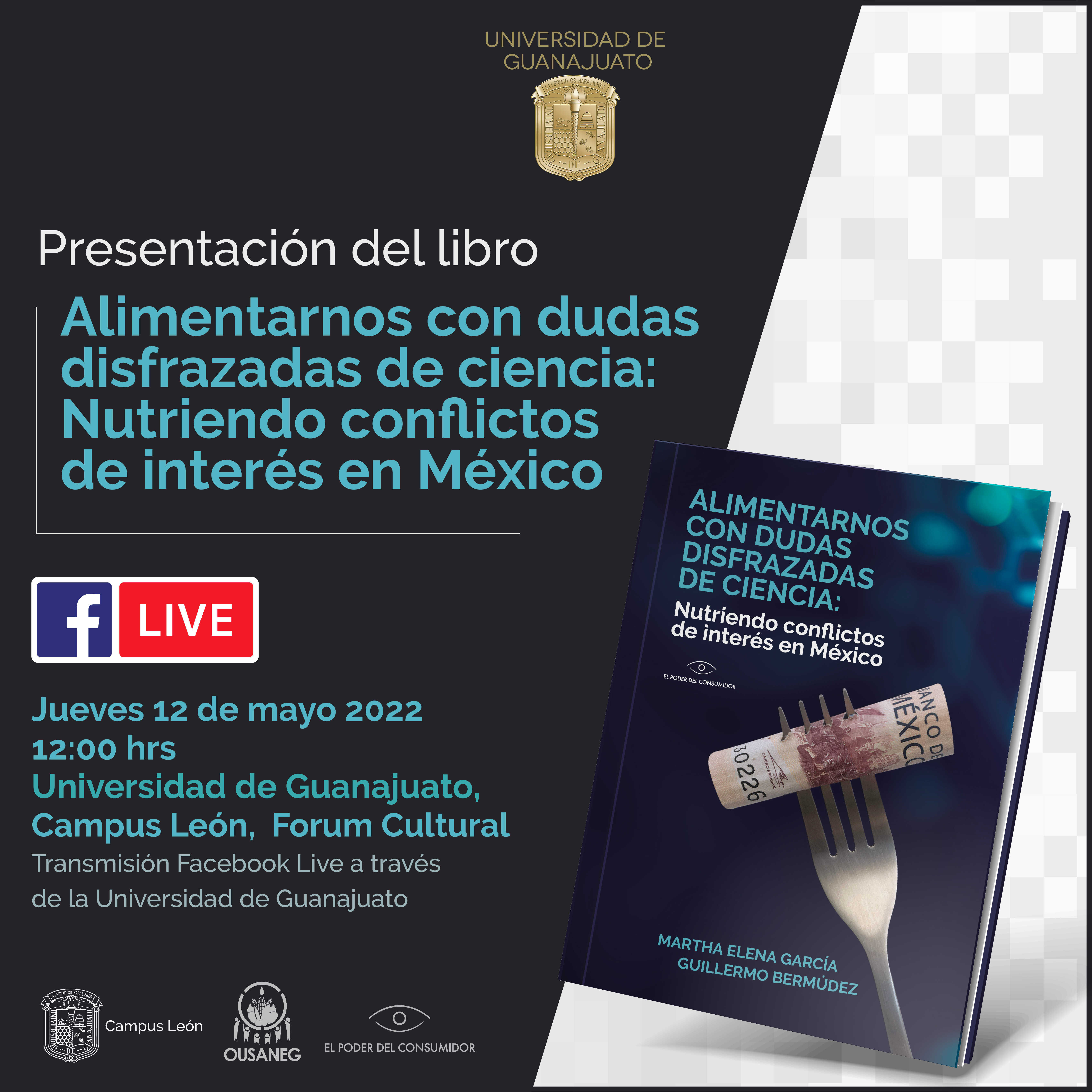 16 Banners FacebookLive PresentacionLibroAlimentarnosDudas LeonGTO Invitacion FBSinFotos