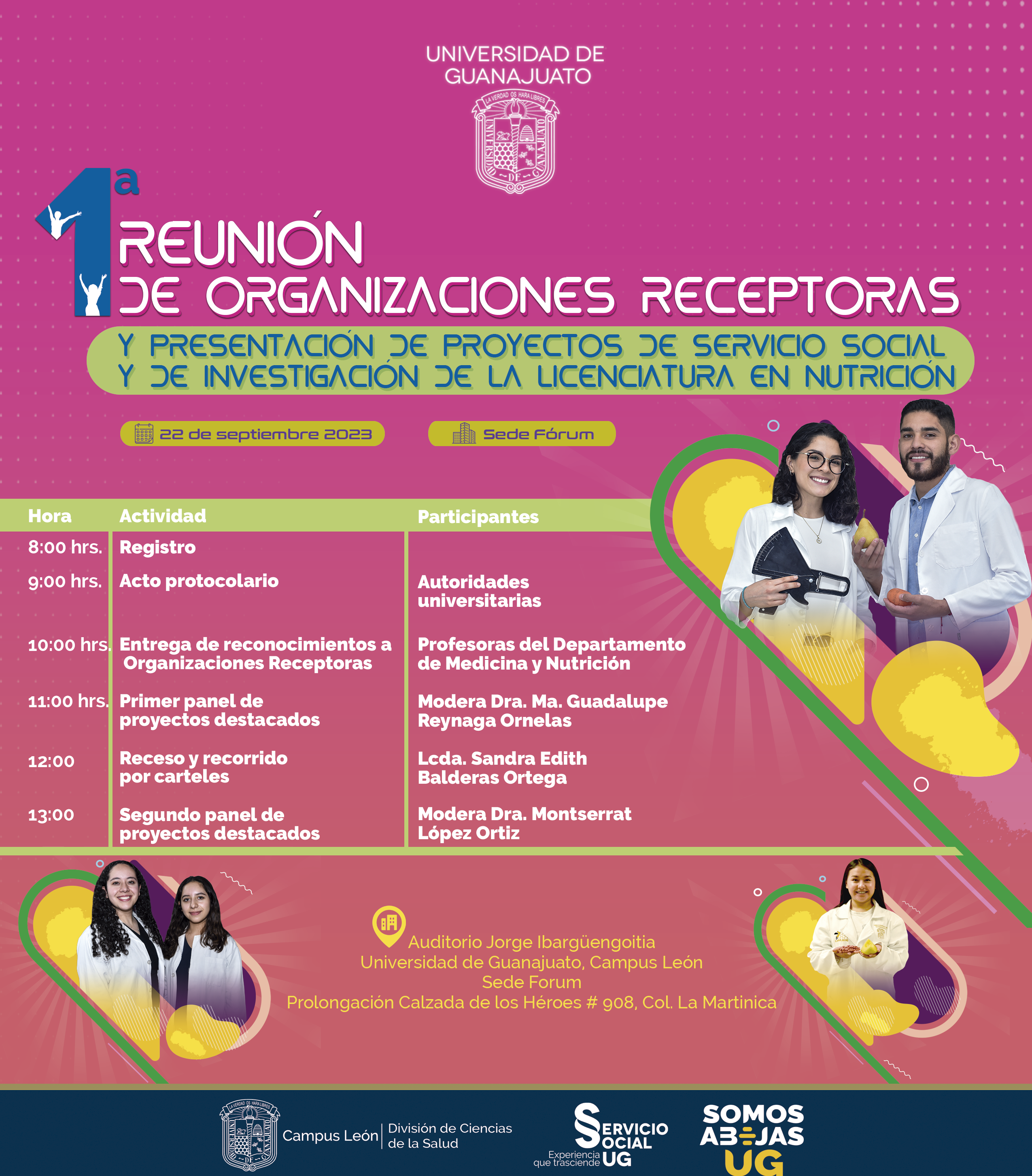 Organizaciones receptoras