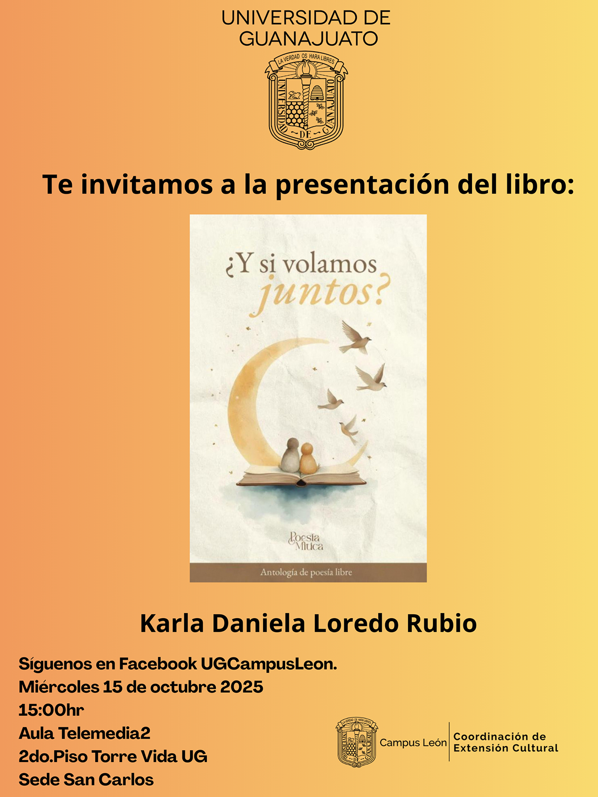 te invitamos a la presentacion del libro karla 3210
