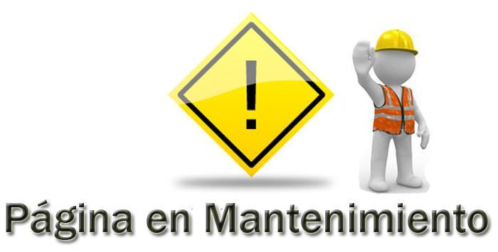 pagina en mantenimiento