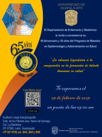 65 aniversario de Enfermería y Obstetricia y 30 años de la Maestría en Epidemiología y Administración en Salud