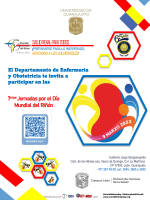 7mas. Jornadas por el Día Mundial del Riñón