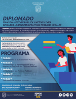 Inscripción: Diplomado en Nueva Gestión Pública y Metodología de Marco Lógico para Políticas Públicas Locales