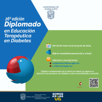 Inscripción 26° edición Diplomado en Educación Terapéutica en Diabetes