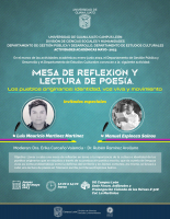 Mesa de reflexión y lectura de poesía, los pueblos originarios: identidad, voz viva y movimiento
