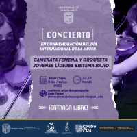 Concierto en conmemoración del Día de la Mujer