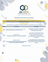 Conmemoración del 63 Aniversario Institucional del Servicio Social UG