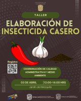 Semana ambiental - Taller de elaboración de insecticida casero