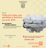 Charla Villa de León, sus pueblos y barrios en el S. XVI