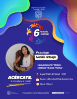 6 Jornada de Prevención de Suicidio - Redes sociales y salud mental - Sede San Carlos