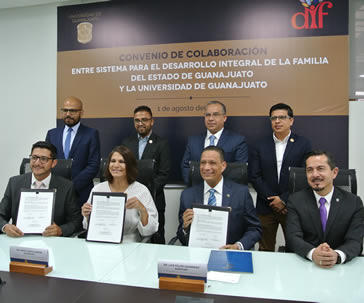 UG y DIF unen esfuerzos en pro de la atención integral de niñas, niños y adolescentes