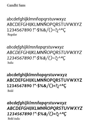 gandhi sans