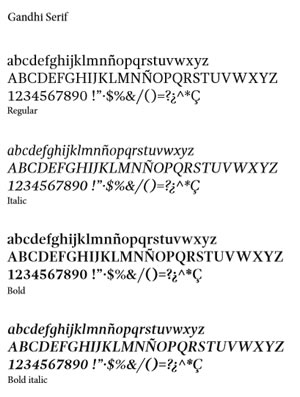 gandhi serif