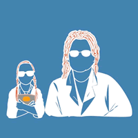 mujer nina ciencia