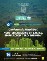 Conferencia Magistral: Sustentabilidad en las IES. Edificación cero energía