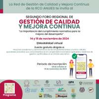 Segundo foro regional de Gestión de Calidad y Mejora Continua
