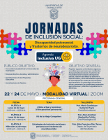 Jornadas de Inclusión Social: Discapacidad psicosocial y Trastornos de neurodesarrollo.