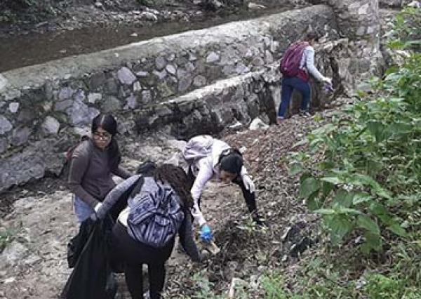 Grupos organizados de la Universidad de Guanajuato trabajan por el medio ambiente 