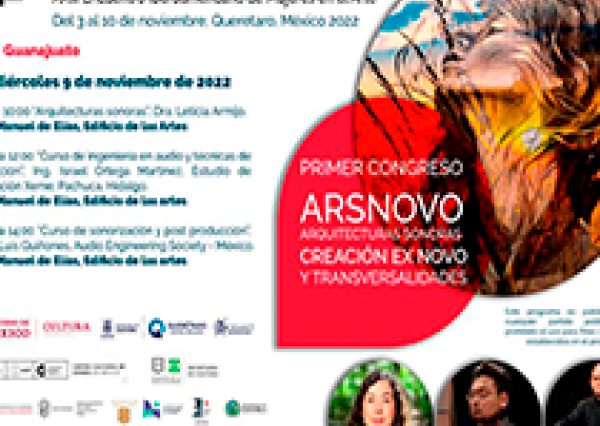 Se desarrolla en la UG Primer Congreso “Ars Novo Arquitecturas Sonoras y Transversalidades” 