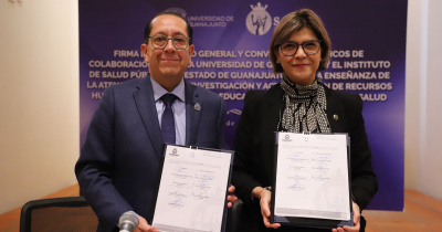 Fortalecen alianzas la UG y el Instituto de Salud Pública del Estado de Guanajuato