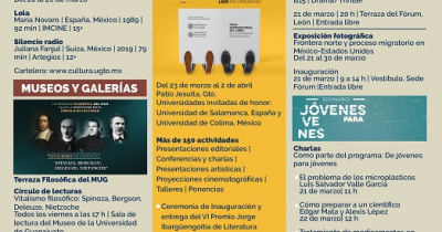 FILUG encabeza actividades en la agenda cultural de marzo 