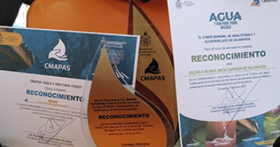 Generan proyecto para captar agua estudiantes del nivel medio superior de Salamanca