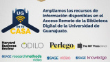 A través del sitio UG en tu casa, Universidad de Guanajuato amplía oferta de recursos académicos digitales de libre acceso para la comunidad universitaria  