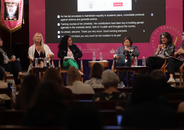 Académicas conversan sobre los liderazgos femeninos en el camino hacia una cultura de paz universitaria  