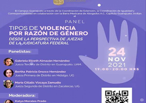 Realiza Campus Guanajuato panel sobre tipos de violencia por razón de género 