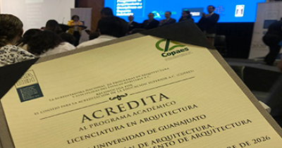 Acredita ANPADEH Licenciatura en Arquitectura de la Universidad de Guanajuato 