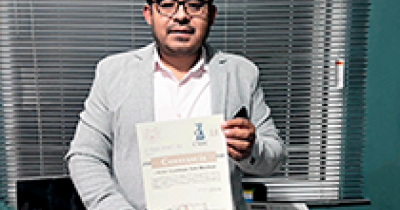Reconocen proyecto de estudiante UG en Congreso Mesoamericano de investigación 