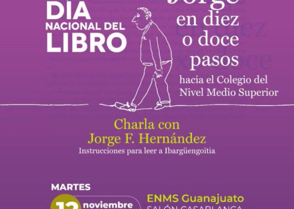 Celebran con primicia editorial sobre Ibargüengoitia el Día Nacional del Libro en Escuelas de Nivel Medio Superior