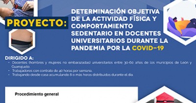 Convocan a docentes a participar en estudios relacionados con la actividad física y sedentarismo