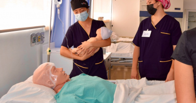 Departamento de Enfermería UG realiza rally de atención a la paciente obstétrica en casos de riesgo