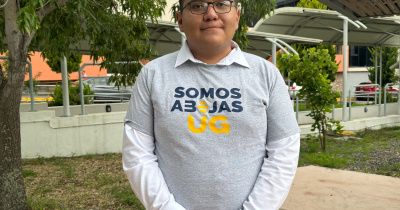 Pedro Huerta Ferrer, primer beneficiario del PEU en ingresar a la Licenciatura en Matemáticas de la UG